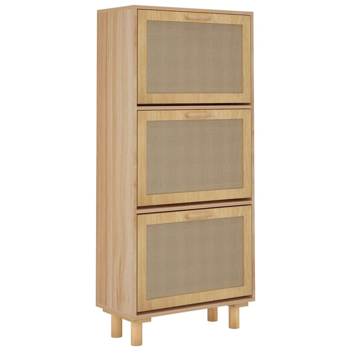 Pantofar, , 52X25X, Lemn Prelucrat Și Ratan Natural