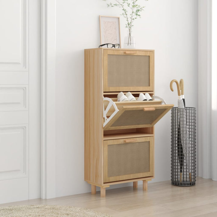 Pantofar, , 52X25X, Lemn Prelucrat Și Ratan Natural