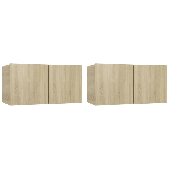 Set Dulap Tv, 4 Piese, , Lemn Prelucrat
