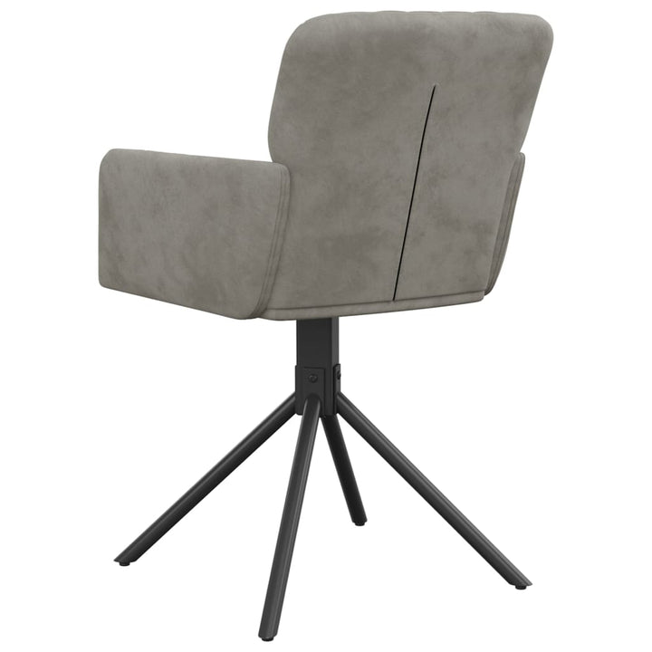 Scaune Rotative De Bucătărie, 2 Buc., , Catifea