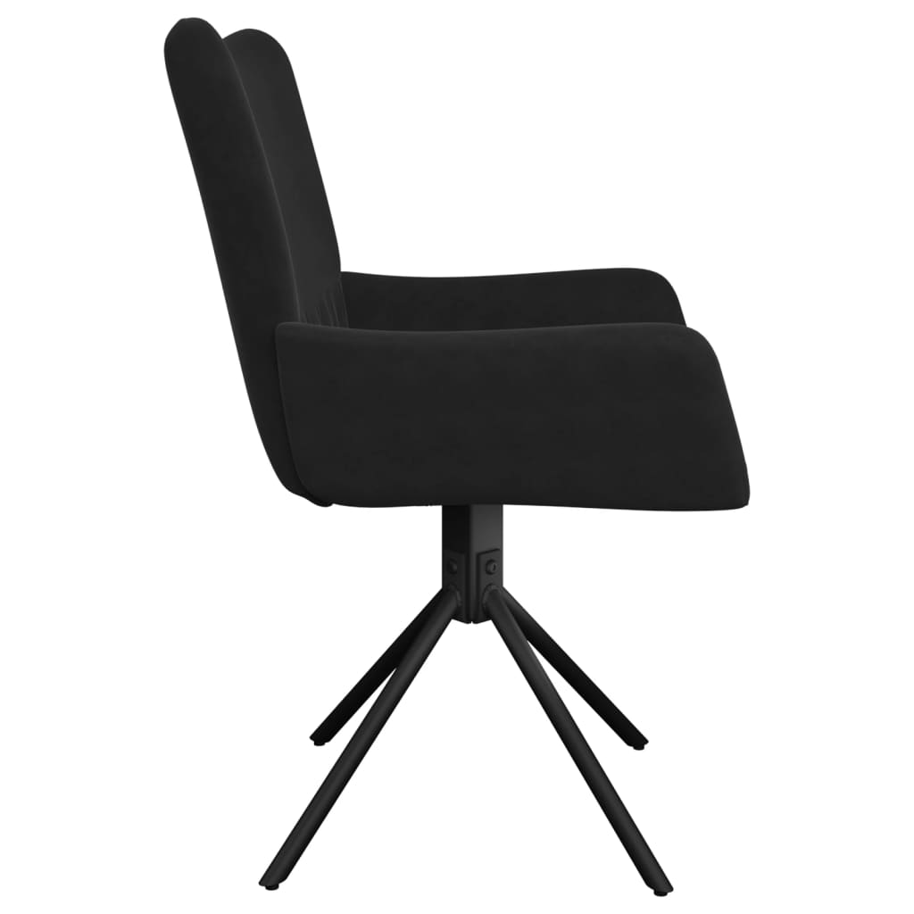 Scaune De Bucătărie Pivotante, 2 Buc., , Catifea