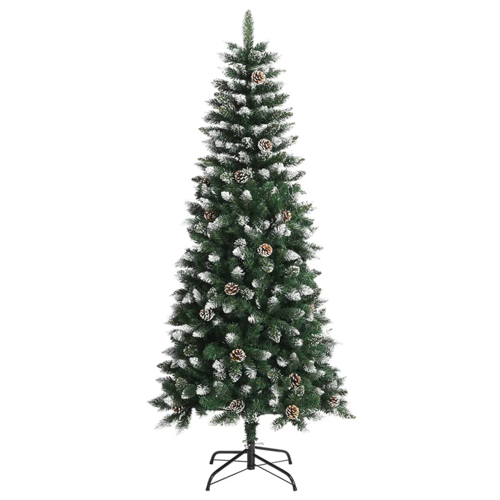 Pom De Crăciun Artificial Cu Suport, Verde, , Pvc