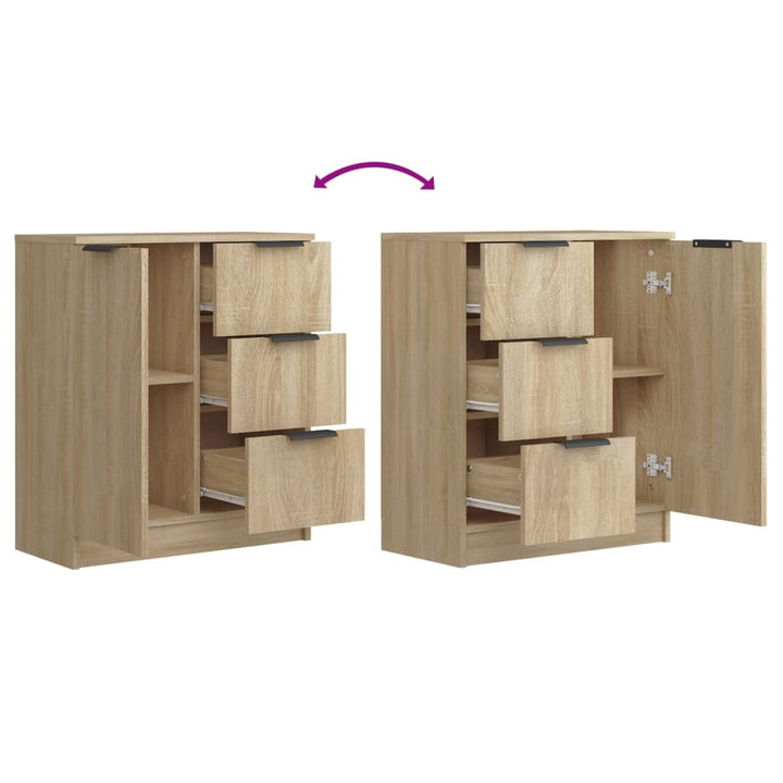 Servante, 2 Buc., , 60X30X70 Cm, Lemn Prelucrat