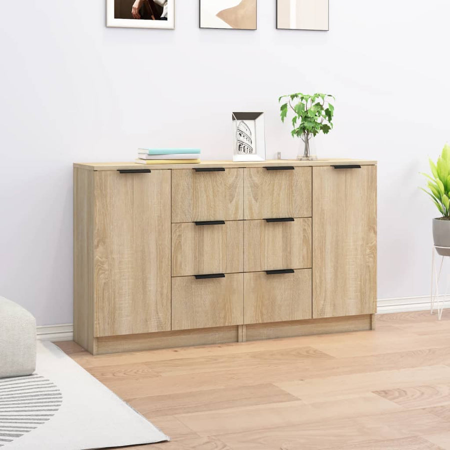 Servante, 2 Buc., , 60X30X70 Cm, Lemn Prelucrat