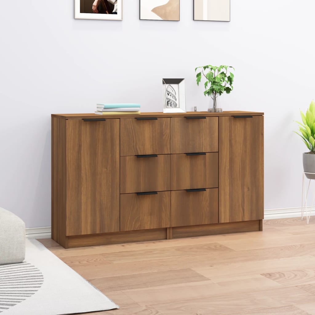 Servante, 2 Buc., , 60X30X70 Cm, Lemn Prelucrat