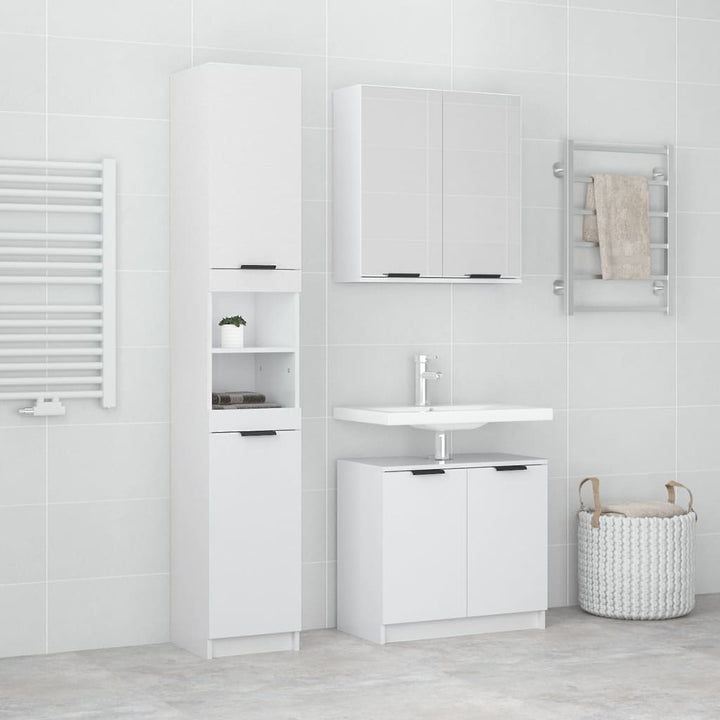 Set Dulapuri Bucătărie, 3 Piese, , Lemn Prelucrat