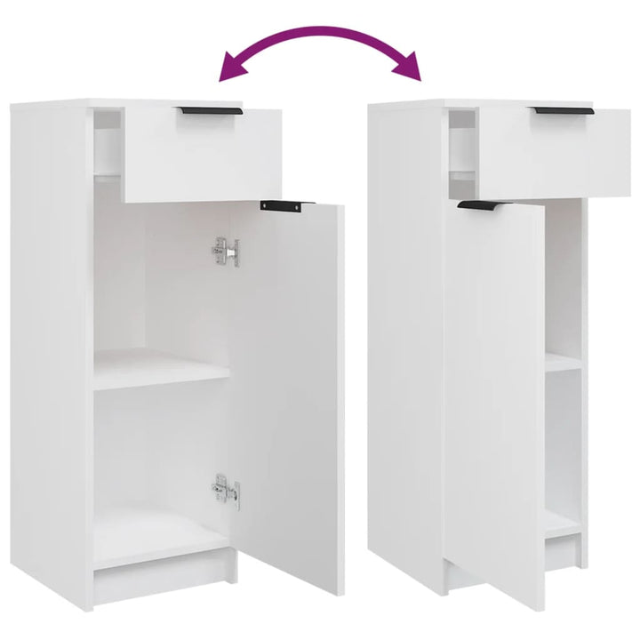Set Dulapuri De Baie, 4 Piese, , Lemn Prelucrat