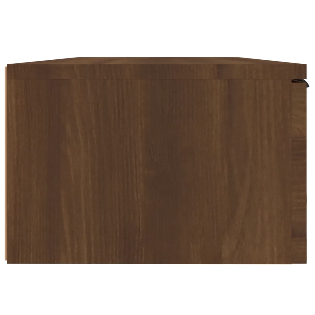 Dulapuri Perete 2 Buc. Stejar Maro, 68X30X20 Cm, Lemn Prelucrat