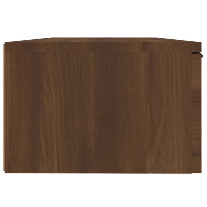 Dulapuri Perete 2 Buc. Stejar Maro, 68X30X20 Cm, Lemn Prelucrat
