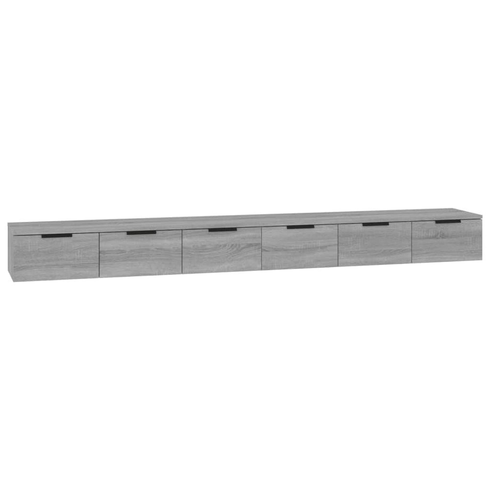 Dulapuri Perete, 2 Buc., Sonoma, 102X30X20 Cm, Lemn Prelucrat
