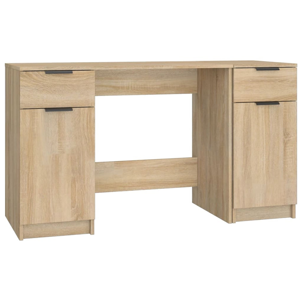 Birou Cu Dulap Lateral, , Lemn Prelucrat