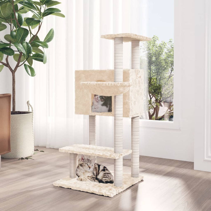 Ansamblu Pisici, Stâlpi Din Funie Sisal, , 108,5 Cm