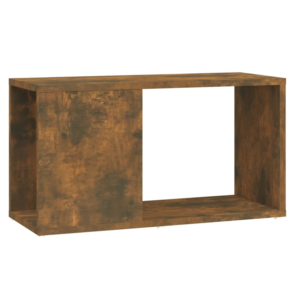 Comodă Tv, Stejar Fumuriu, 60X24X32 Cm, Lemn Compozit