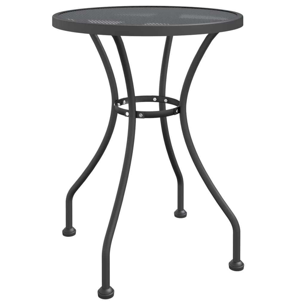 Set Mobilier Grădină, 5 Piese, Antracit, Plasă Metalică Extinsă