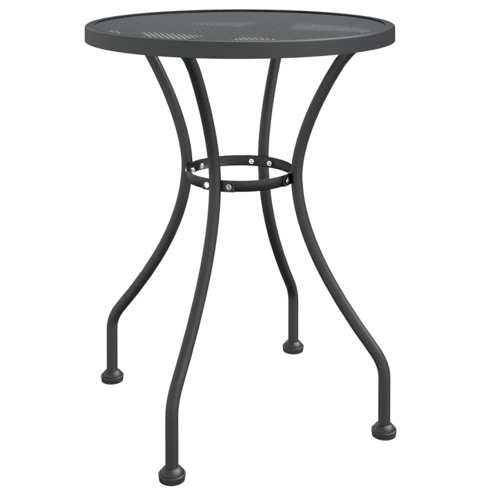 Set Mobilier Grădină, 5 Piese, Antracit, Plasă Metalică Extinsă