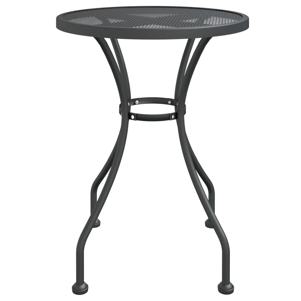 Set Mobilier Grădină, 5 Piese, Antracit, Plasă Metalică Extinsă