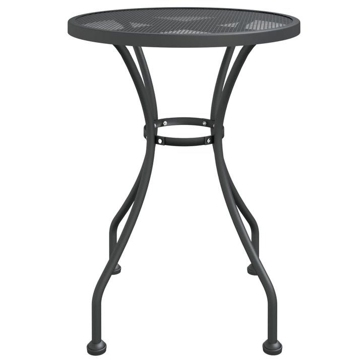 Set Mobilier Grădină, 5 Piese, Antracit, Plasă Metalică Extinsă