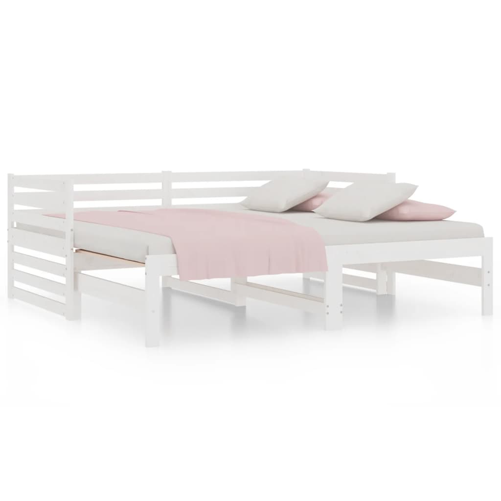 Pat De Zi Extensibil, , 2X(90X190) Cm, Lemn Masiv De Pin