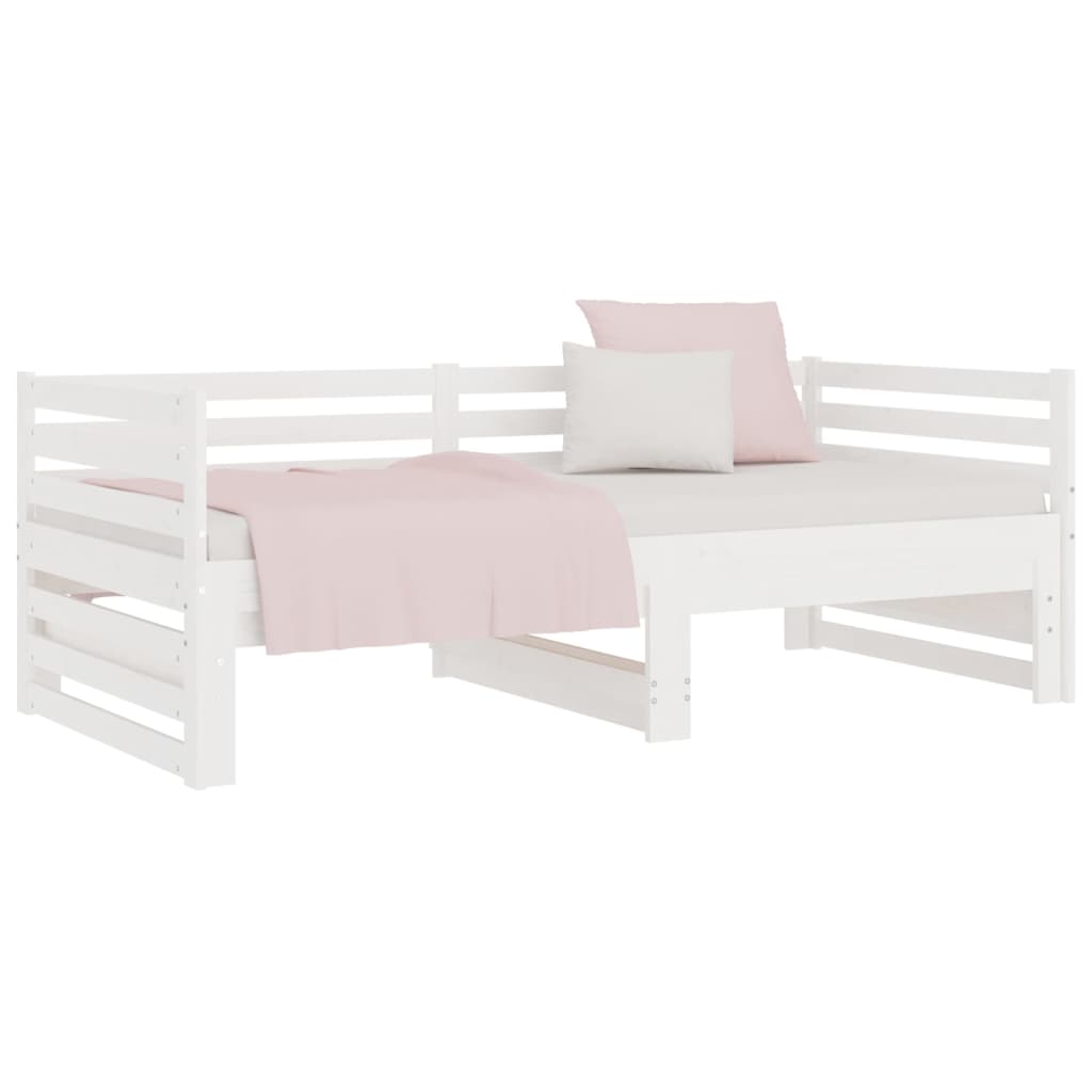 Pat De Zi Extensibil, , 2X(90X190) Cm, Lemn Masiv De Pin