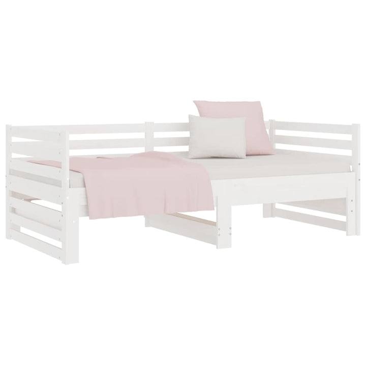 Pat De Zi Extensibil, , 2X(90X190) Cm, Lemn Masiv De Pin