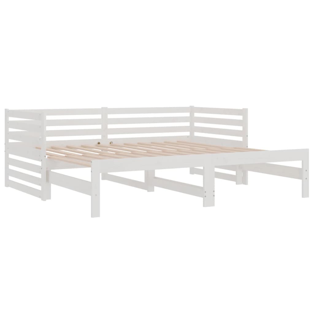Pat De Zi Extensibil, , 2X(90X190) Cm, Lemn Masiv De Pin