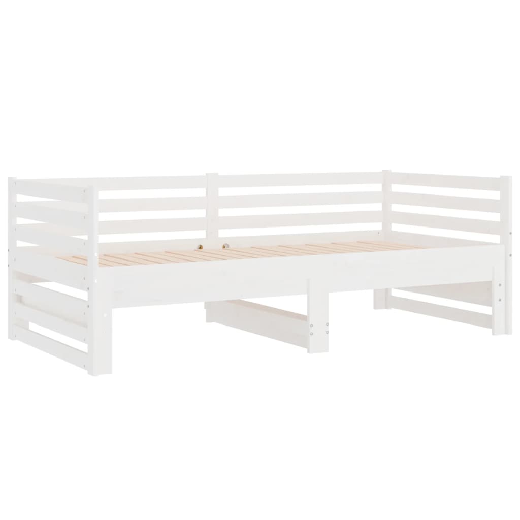 Pat De Zi Extensibil, , 2X(90X190) Cm, Lemn Masiv De Pin