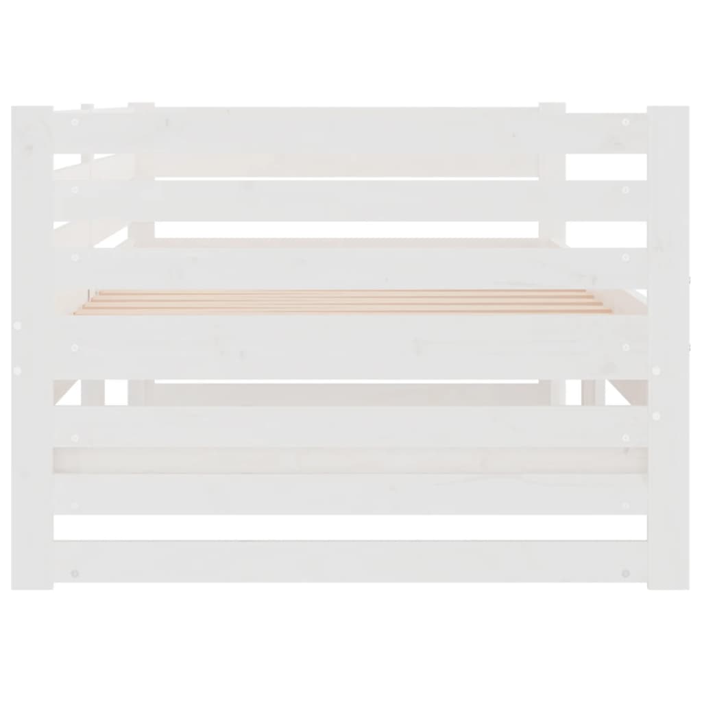 Pat De Zi Extensibil, , 2X(90X190) Cm, Lemn Masiv De Pin