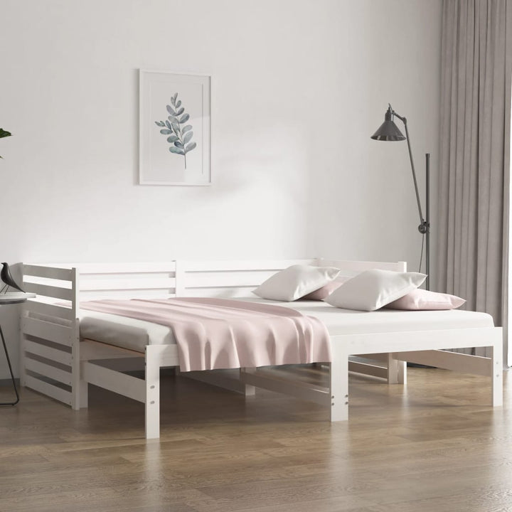 Pat De Zi Extensibil, , 2X(90X190) Cm, Lemn Masiv De Pin
