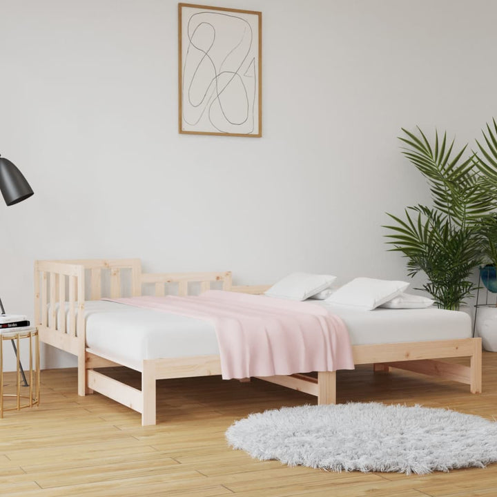 Pat De Zi Extensibil, , 2X(90X190) Cm, Lemn Masiv De Pin
