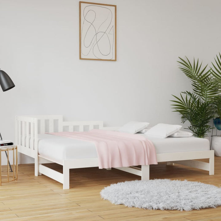 Pat De Zi Extensibil, , 2X(90X190) Cm, Lemn Masiv De Pin
