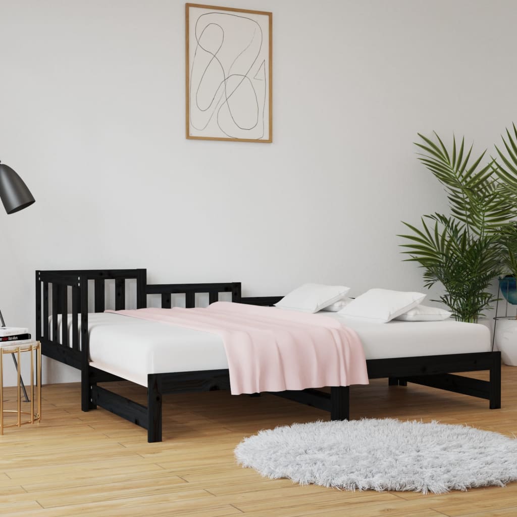 Pat De Zi Extensibil, , 2X(90X190) Cm, Lemn Masiv De Pin
