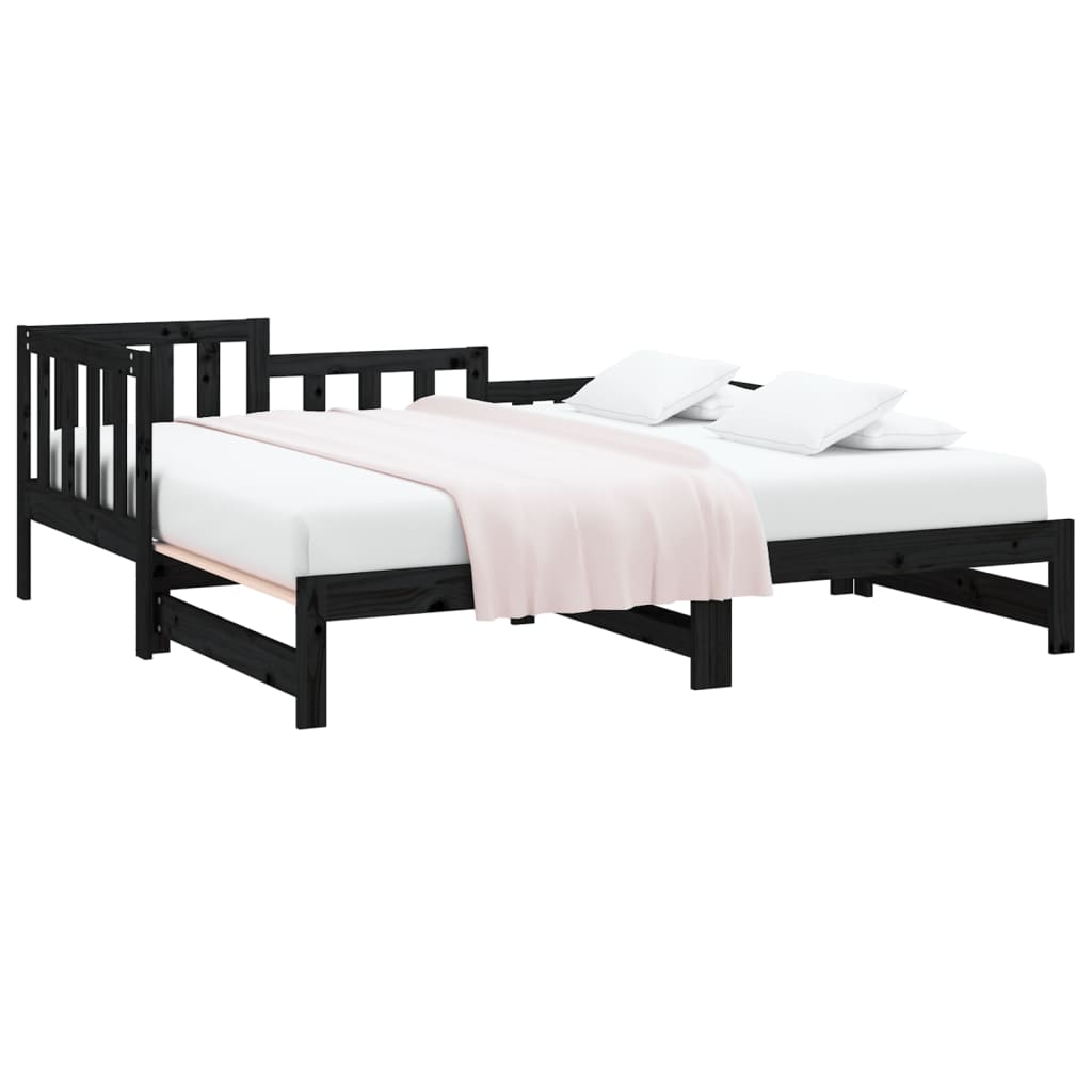 Pat De Zi Extensibil, , 2X(90X190) Cm, Lemn Masiv De Pin
