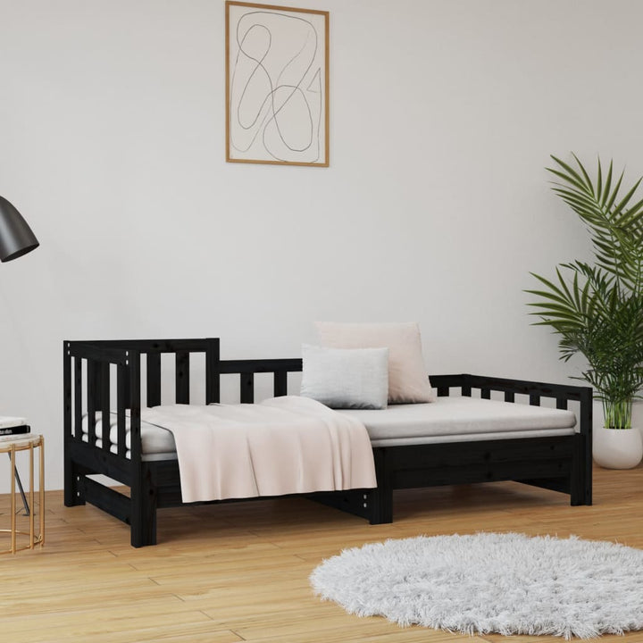 Pat De Zi Extensibil, , 2X(90X190) Cm, Lemn Masiv De Pin