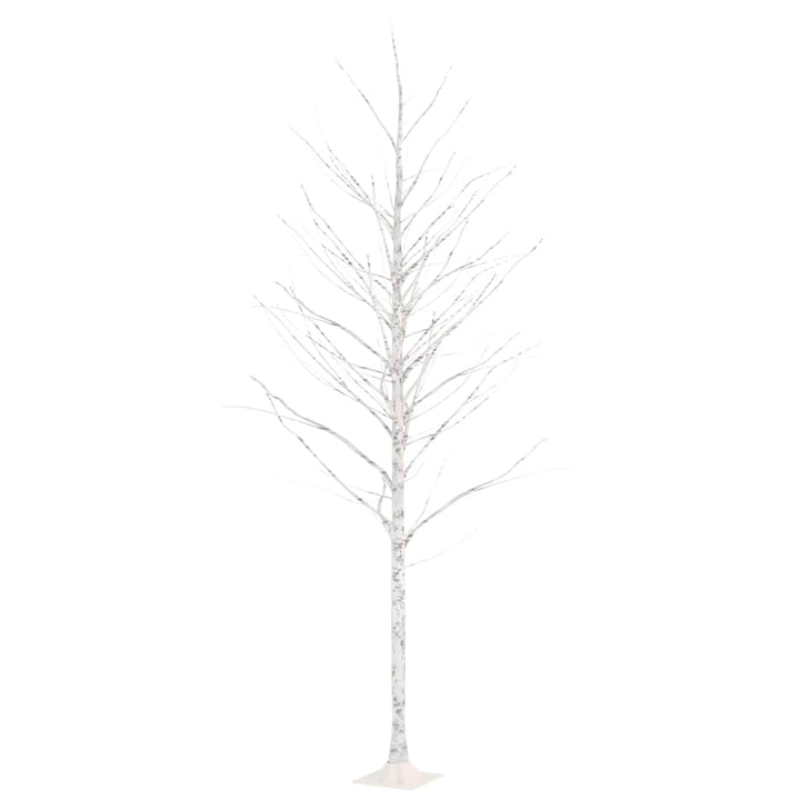 Mesteacăn Cu Led, Alb, 240 Led-Uri Alb Calde,