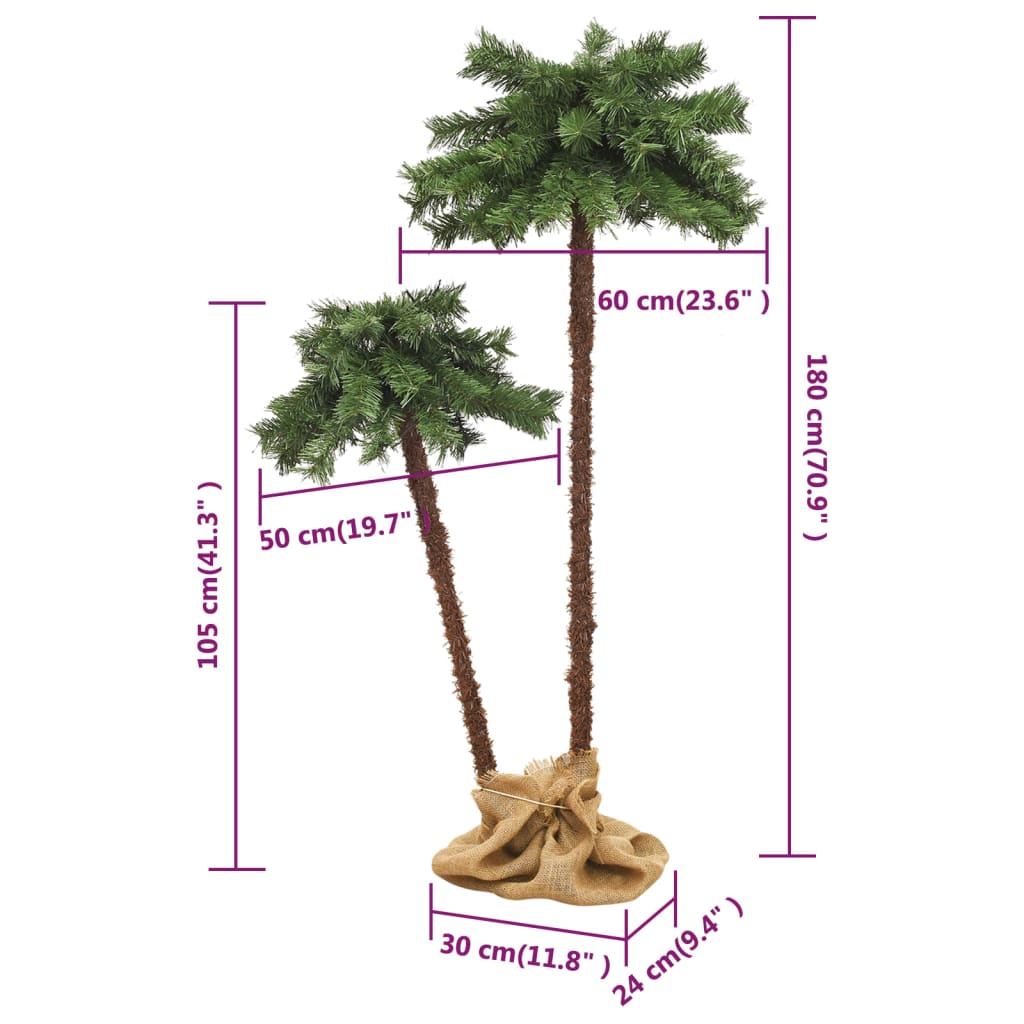 Brad De Crăciun Cu Led-Uri, 105 Cm Și 180 Cm