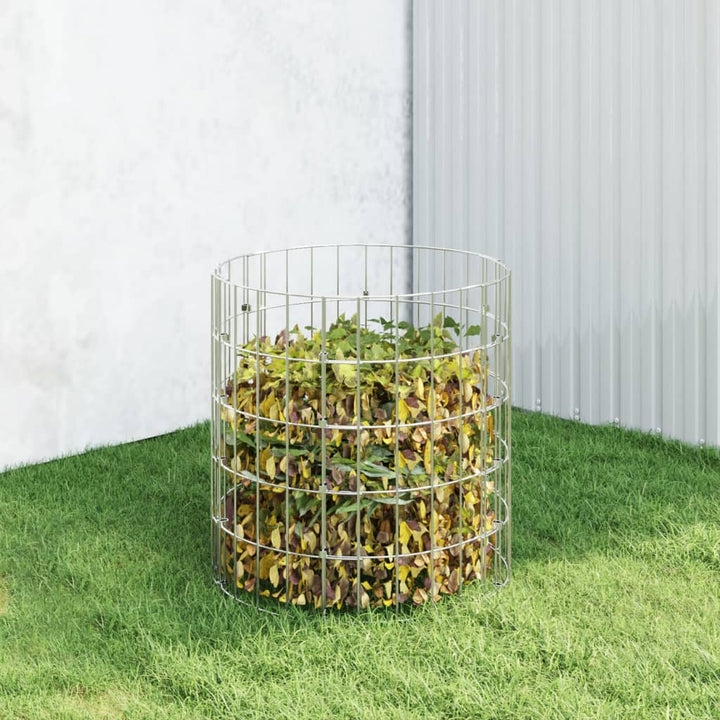 Compostor De Grădină, Ø100X100 Cm, Oțel Galvanizat