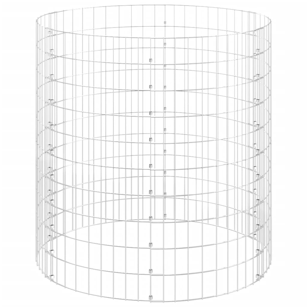 Compostor De Grădină, Ø100X100 Cm, Oțel Galvanizat