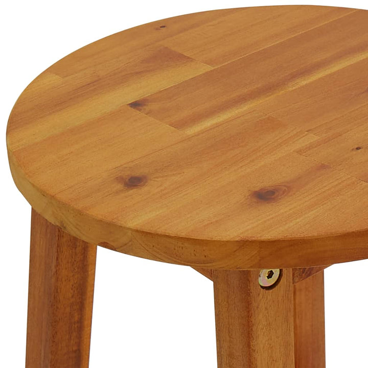 Taburete De Bar, 8 Buc., Lemn Masiv De Acacia
