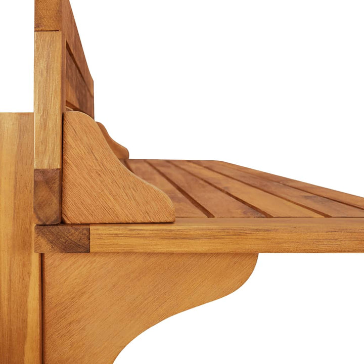 Set Mobilier De Bar De Balcon, 3 Piese, Lemn Masiv De Acacia