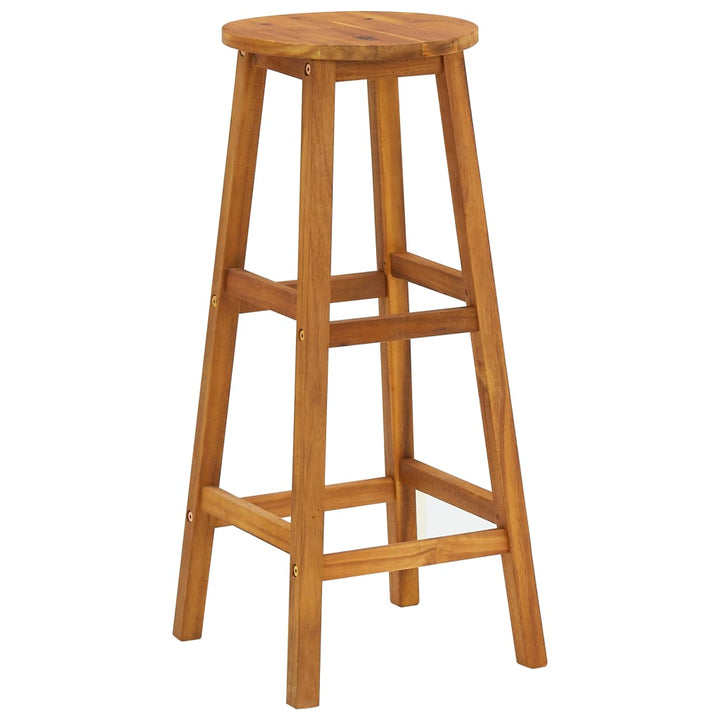 Set Mobilier De Bar De Balcon, 3 Piese, Lemn Masiv De Acacia
