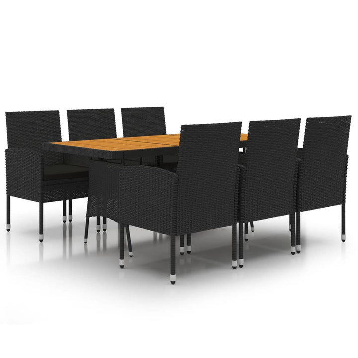 Set Mobilier De Exterior, 7 Piese, , Poliratan