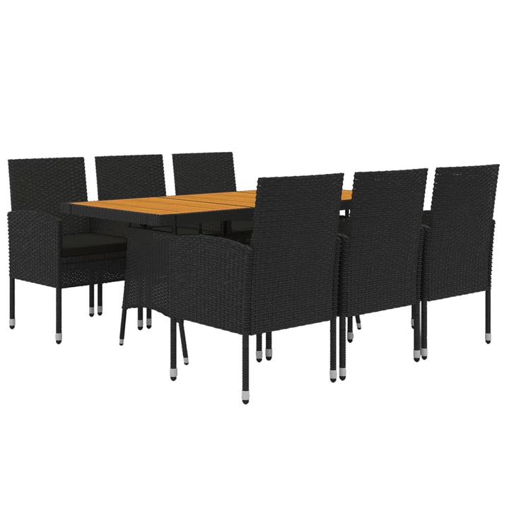Set Mobilier De Exterior, 7 Piese, , Poliratan