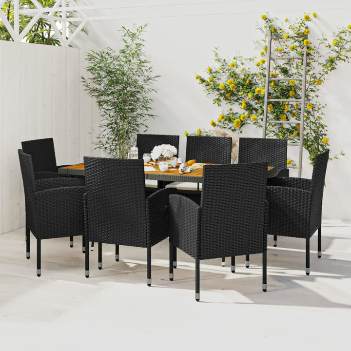 Set Mobilier De Exterior, 7 Piese, , Poliratan