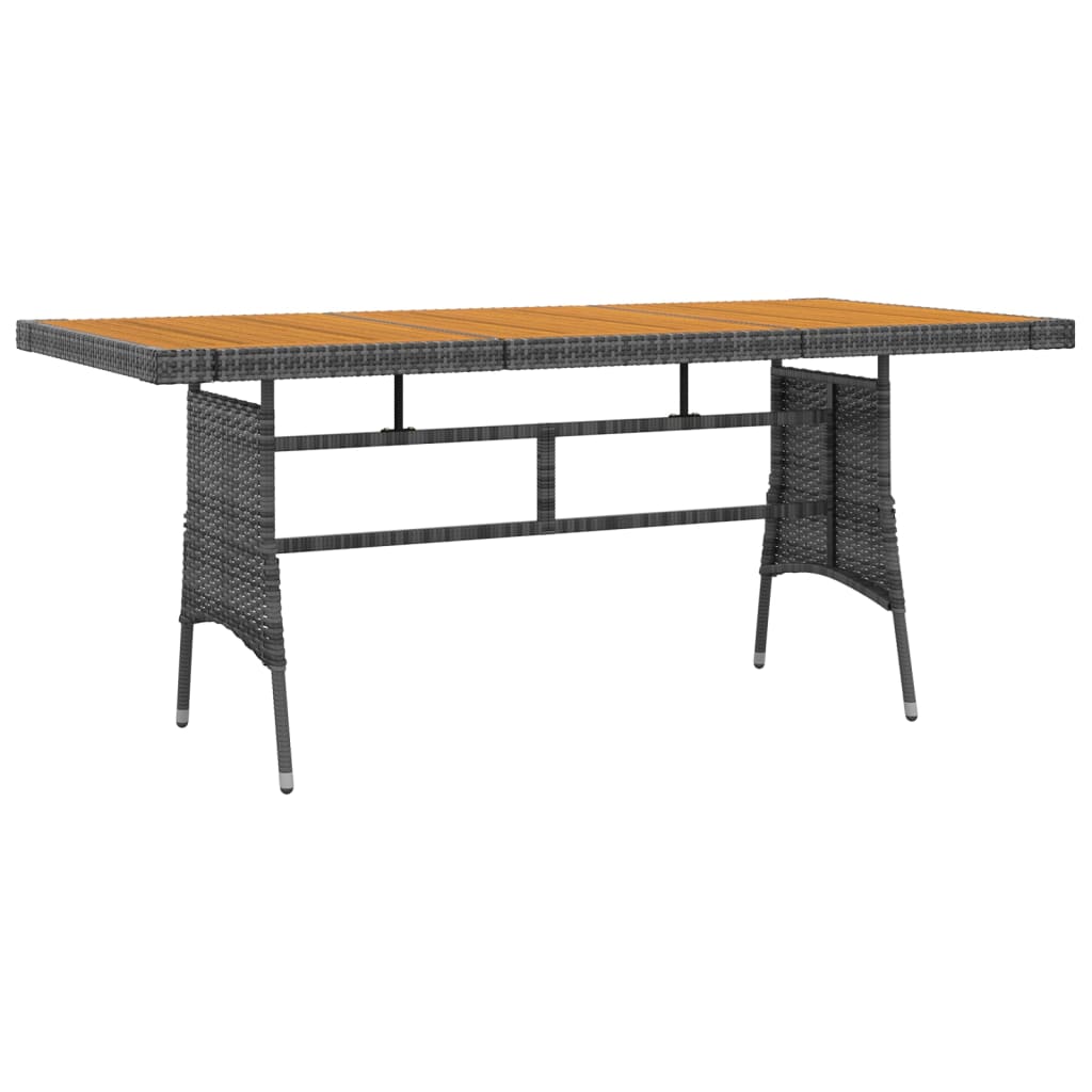 Set De Mobilier De Exterior, 9 Piese, , Poliratan