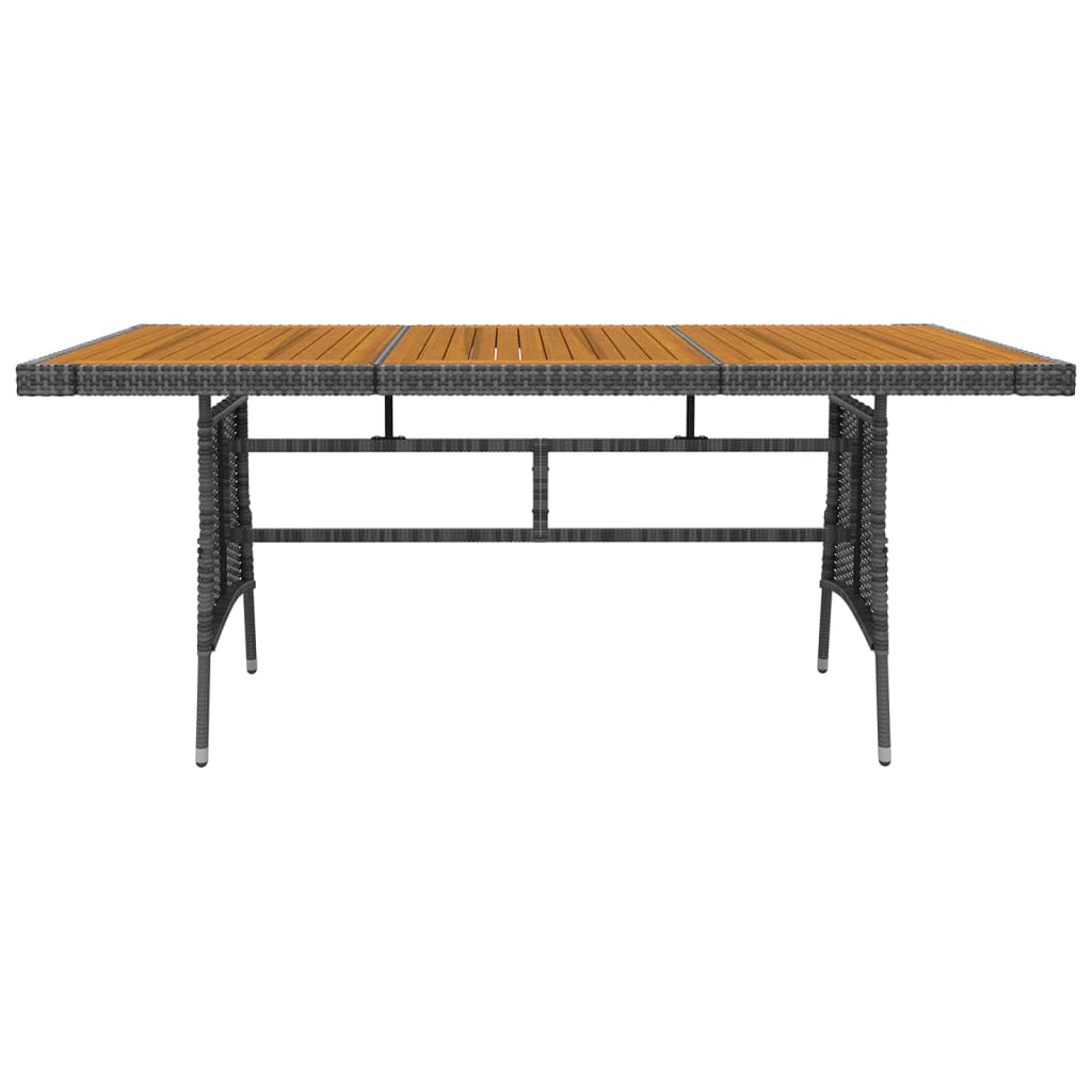 Set De Mobilier De Exterior, 9 Piese, , Poliratan