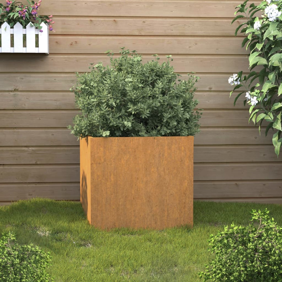 Jardinieră, , Oțel Corten