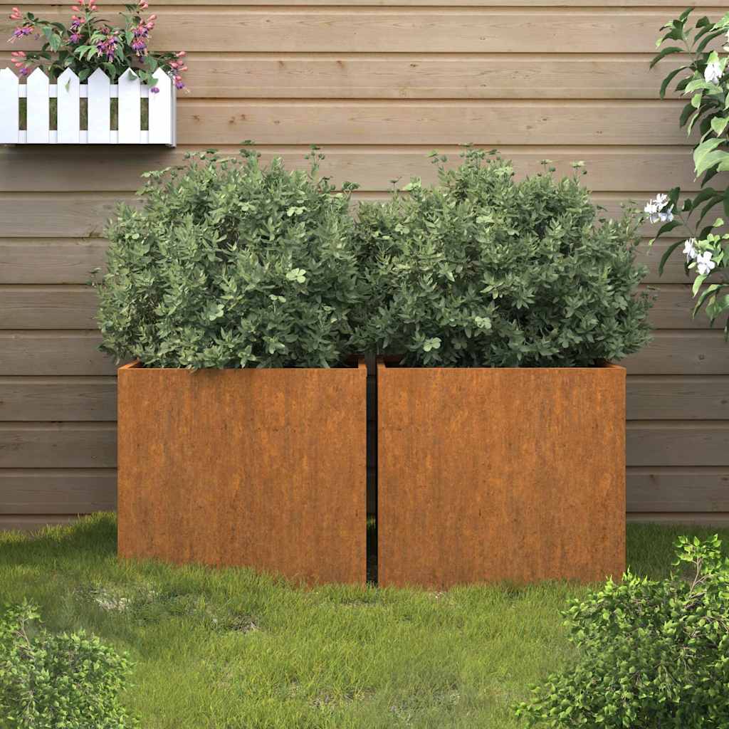 Jardinieră, , Oțel Corten