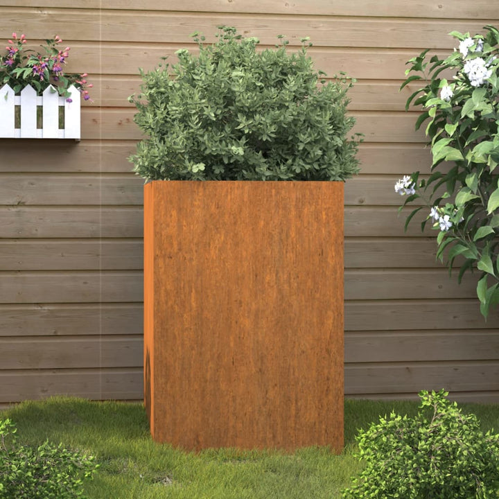 Jardinieră, , Oțel Corten