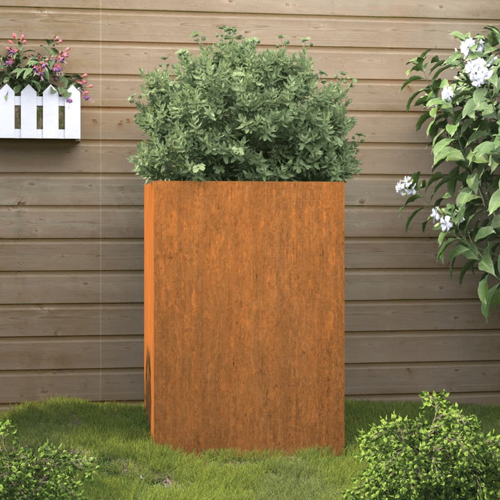 Jardinieră, , Oțel Corten