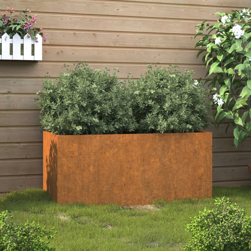 Jardinieră, , Oțel Corten